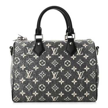 LOUIS VUITTON Denim Monogram Jacquard Speedy Band… - image 1