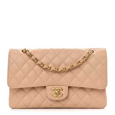 CHANEL Caviar Quilted Medium Double Flap Beige - image 1