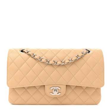 CHANEL Caviar Quilted Medium Double Flap Beige - image 1