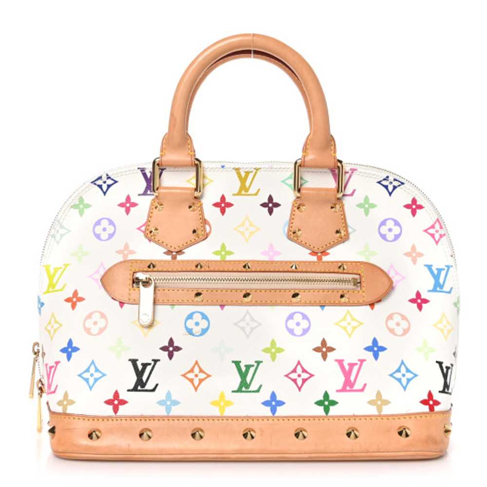 LOUIS VUITTON Monogram Multicolor Alma White - image 1