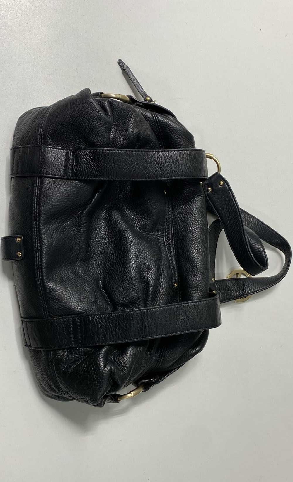 Michael Kors Bedford Black Leather Satchel Bag - image 2