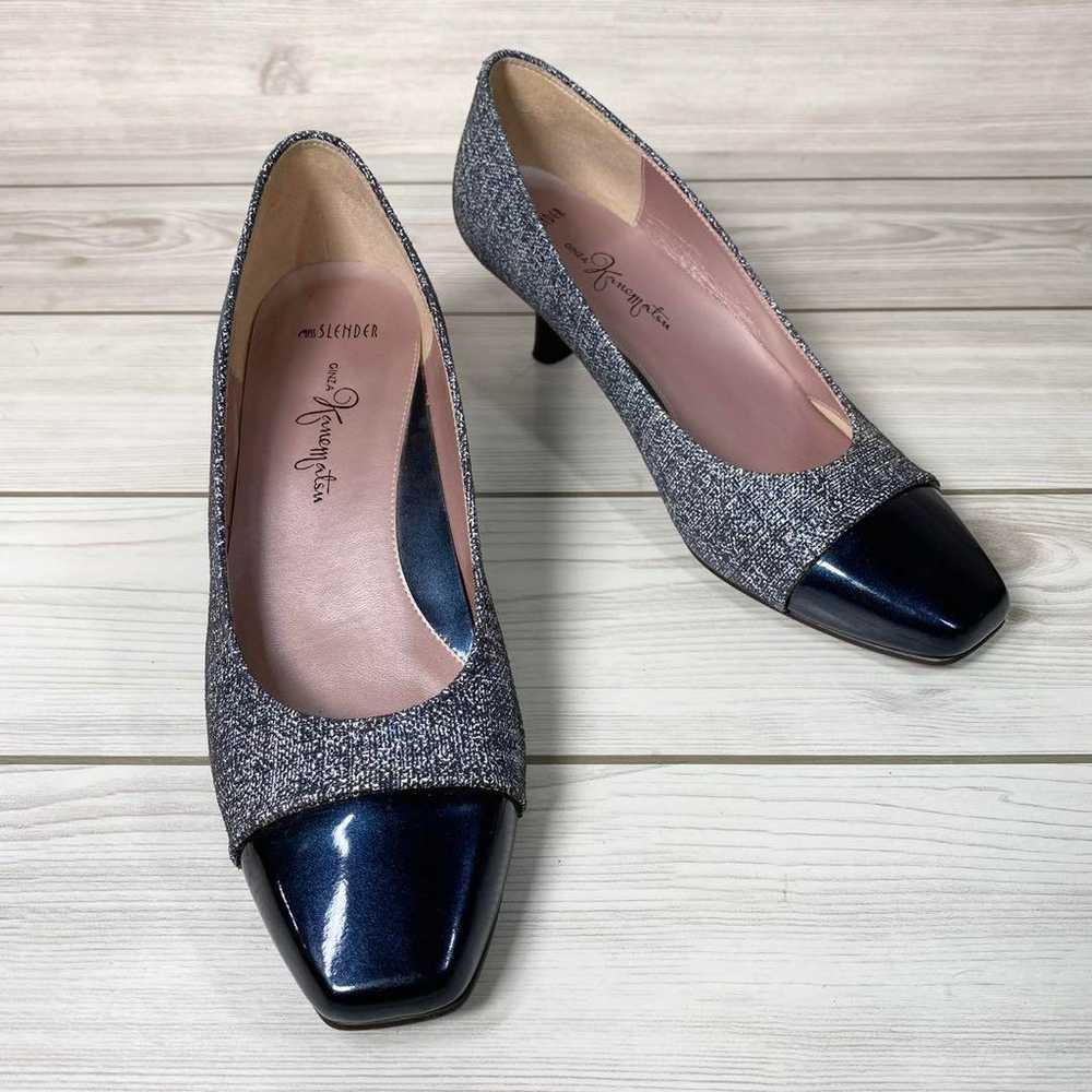 872【Excellent Condition】Ginza Kanematsu Pumps Nav… - image 12