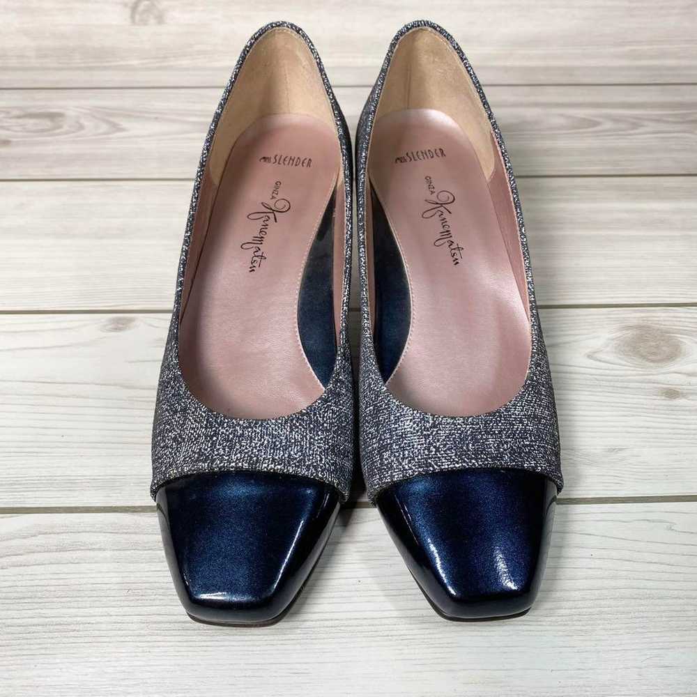 872【Excellent Condition】Ginza Kanematsu Pumps Nav… - image 2