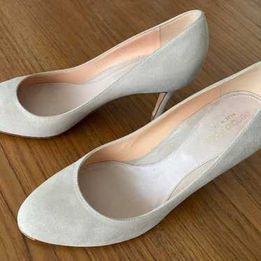 Sergio Rossi Beige Suede Pumps 6.5