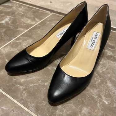 Jimmy Choo Round Toe Black Pumps 40 - image 1