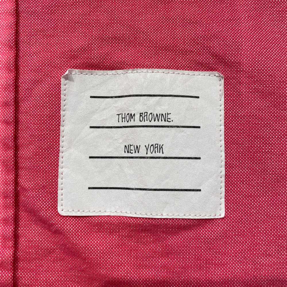 THOM BROWNE. NEW YORK/LS Blouse/2/Cotton/RED/ - image 4