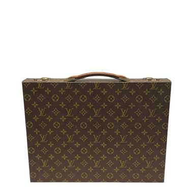 LOUIS VUITTON/Briefcase/Monogram/Leather/BRW/Vinta