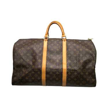 LOUIS VUITTON/Hand Bag/Monogram/Leather/BRW/keepa… - image 1