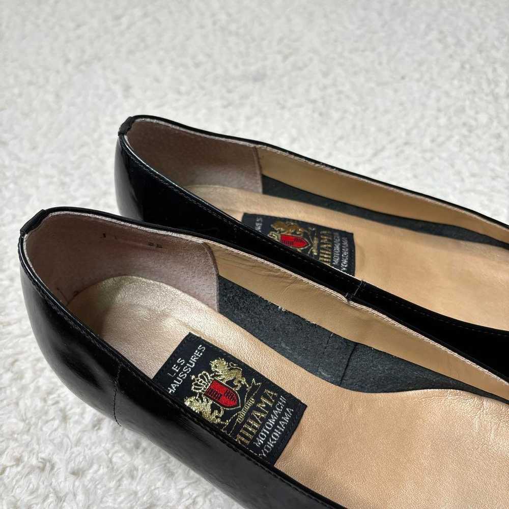 Rare MIHAMA Pumps with Box Black White 25cm - image 7