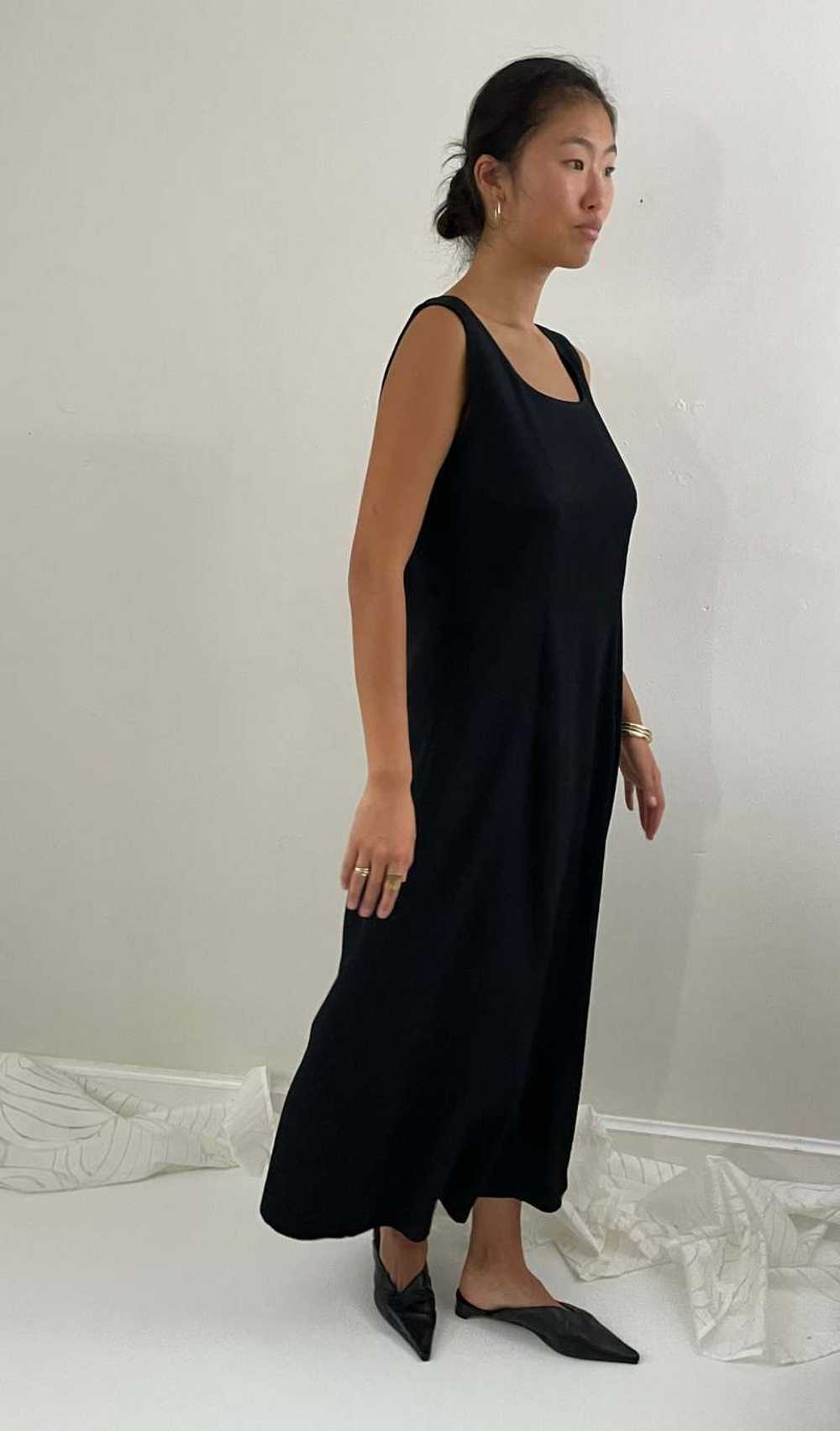 90s Sleeveless Maxi Dress - Black - image 3