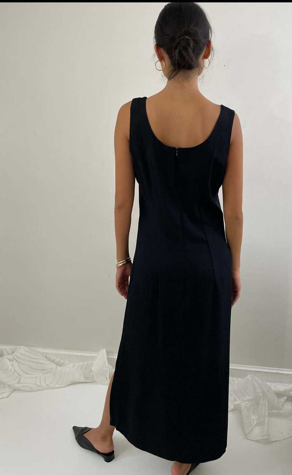 90s Sleeveless Maxi Dress - Black - image 6