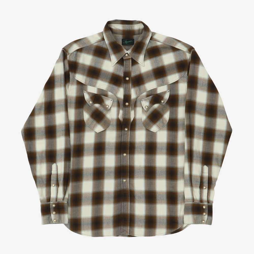 Stevenson Overall Cody Western Plaid Shirt - image 1