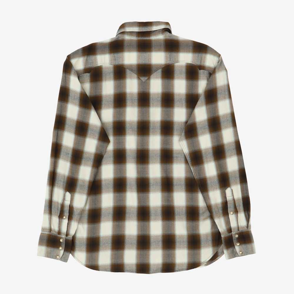 Stevenson Overall Cody Western Plaid Shirt - image 2