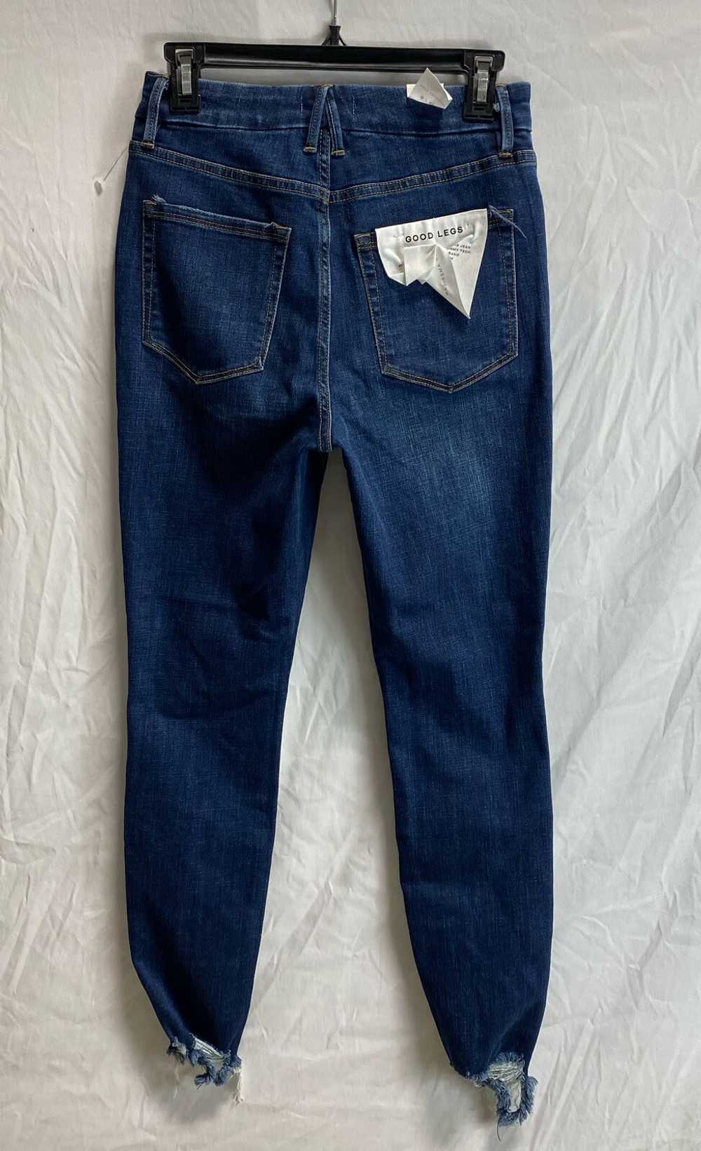 NWT Good American Womens Blue Pockets Dark Wash D… - image 2