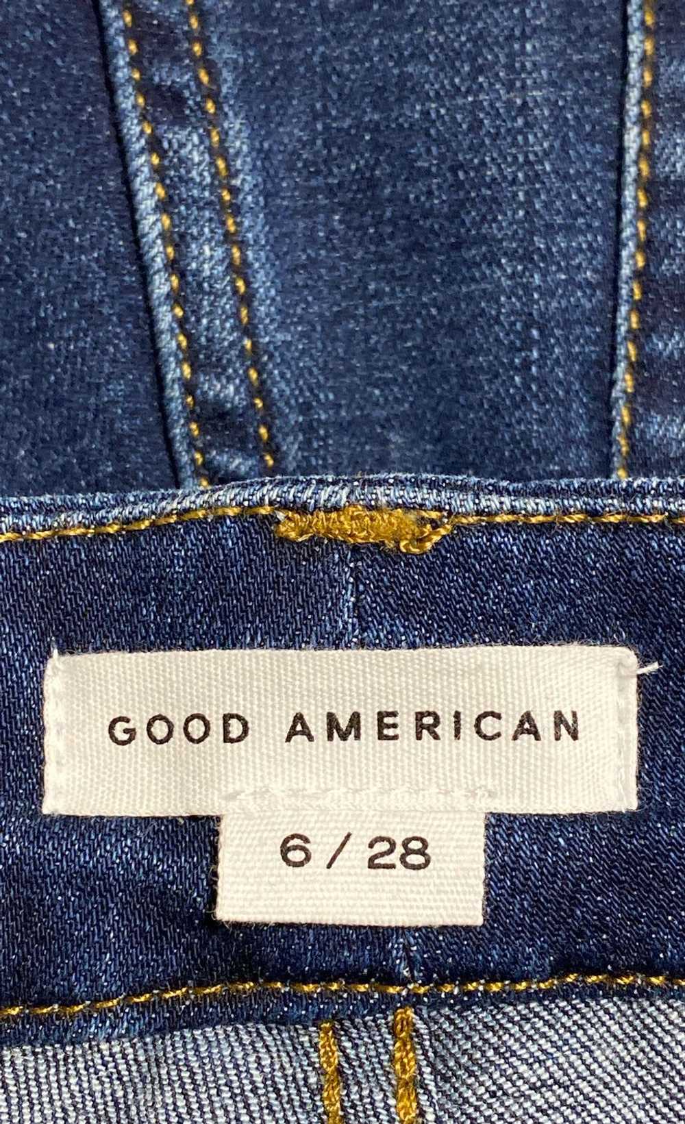 NWT Good American Womens Blue Pockets Dark Wash D… - image 3