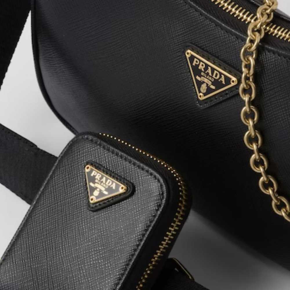 Prada Re-edition leather crossbody bag - image 3