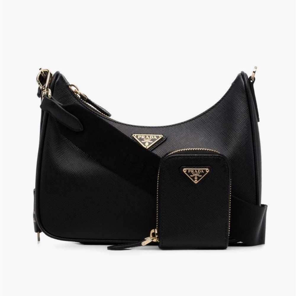 Prada Re-edition leather crossbody bag - image 6