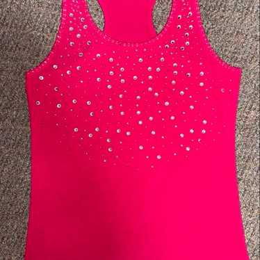 Stone Y2K Grunge Tank Top Top Pink - image 1