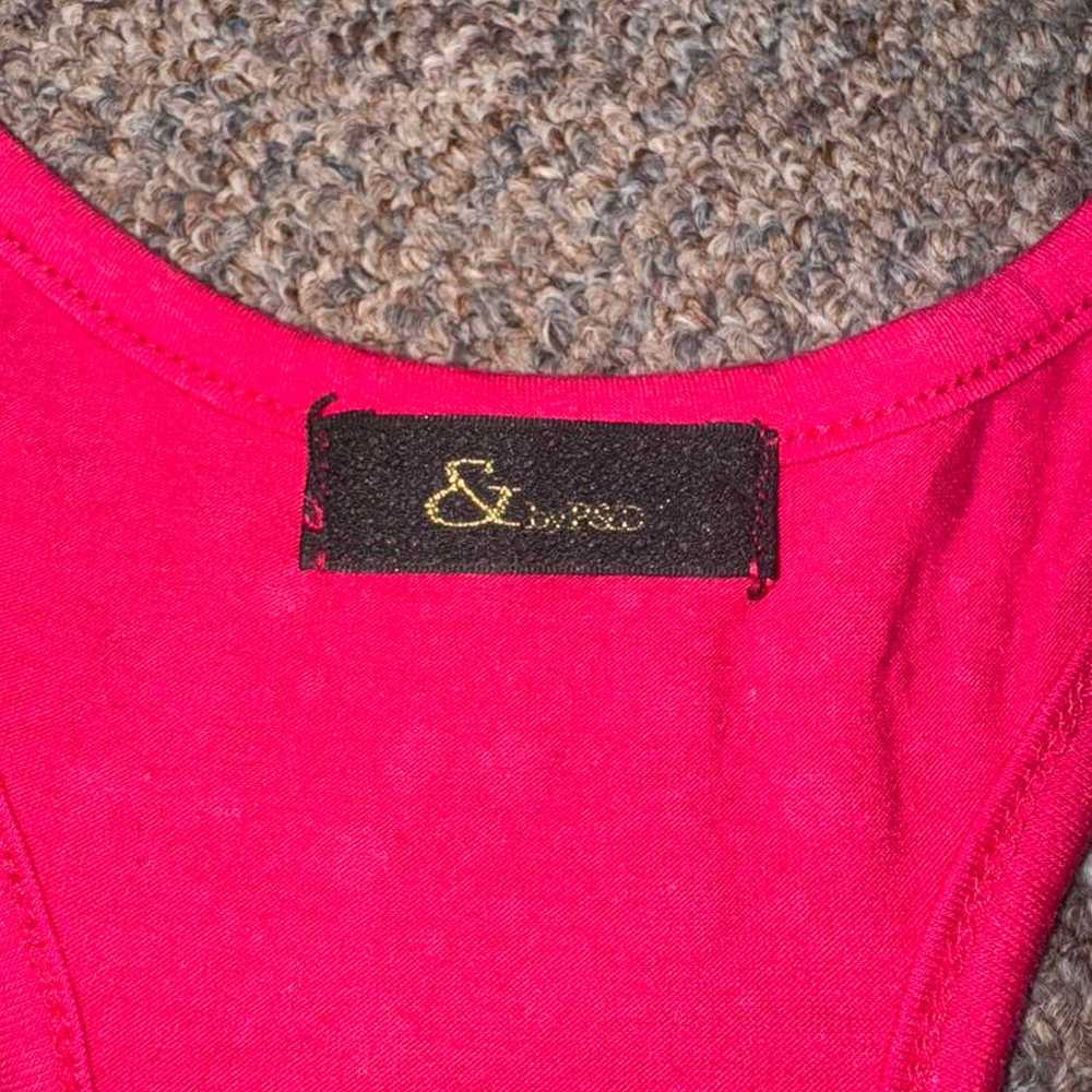 Stone Y2K Grunge Tank Top Top Pink - image 2