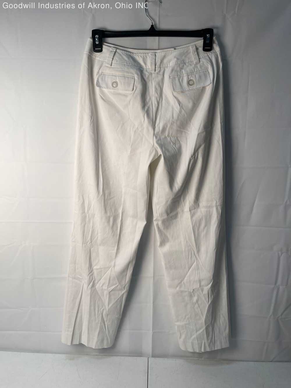 Gently Loved Talbots Women's White Straight Pants… - image 2