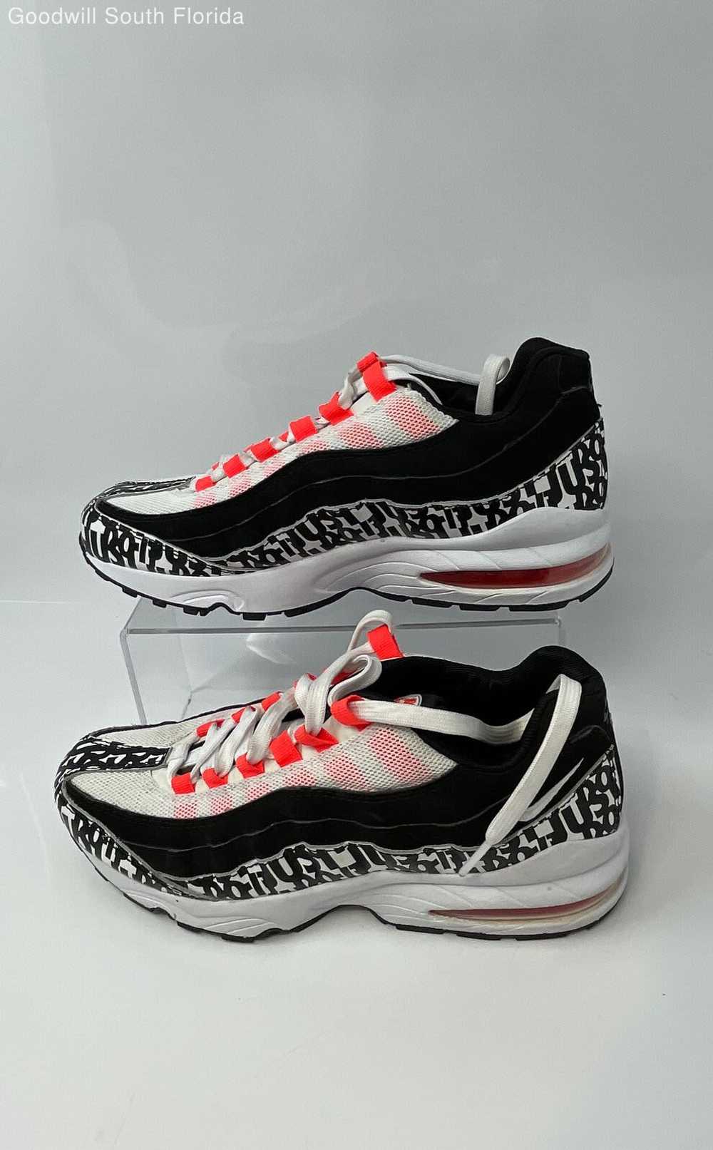 Nike Boys Air Max 95 AQ9711-001 Black White Orang… - image 1