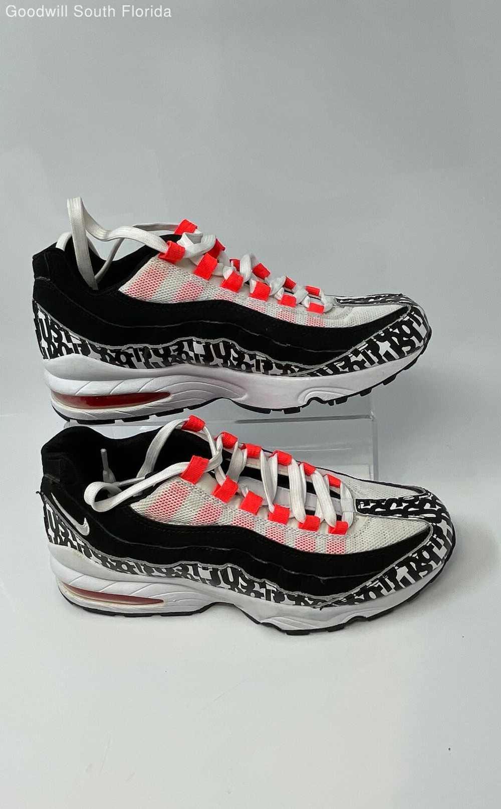 Nike Boys Air Max 95 AQ9711-001 Black White Orang… - image 2