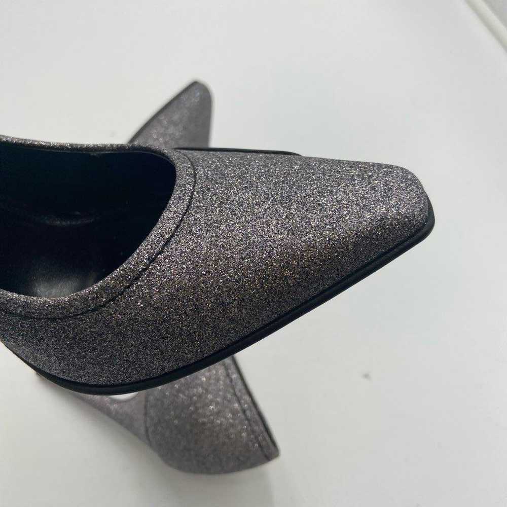 Off-White "For Walking" Glitter Pumps Heel 39 - image 6