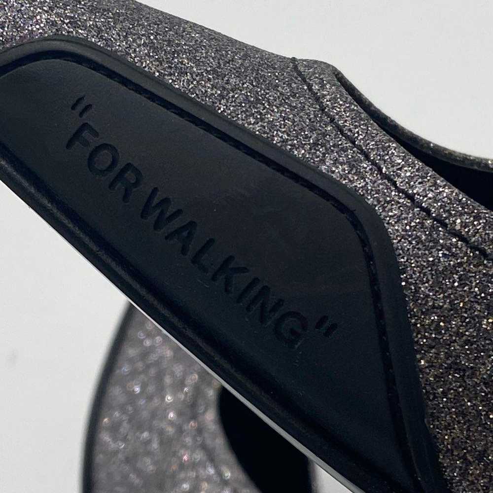 Off-White "For Walking" Glitter Pumps Heel 39 - image 7