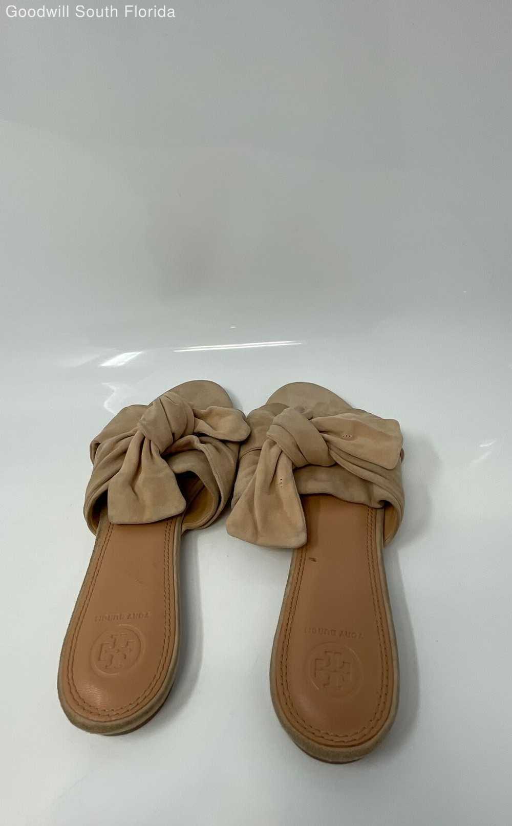 Tory Burch Womens Annabelle Beige Slide Sandals S… - image 4