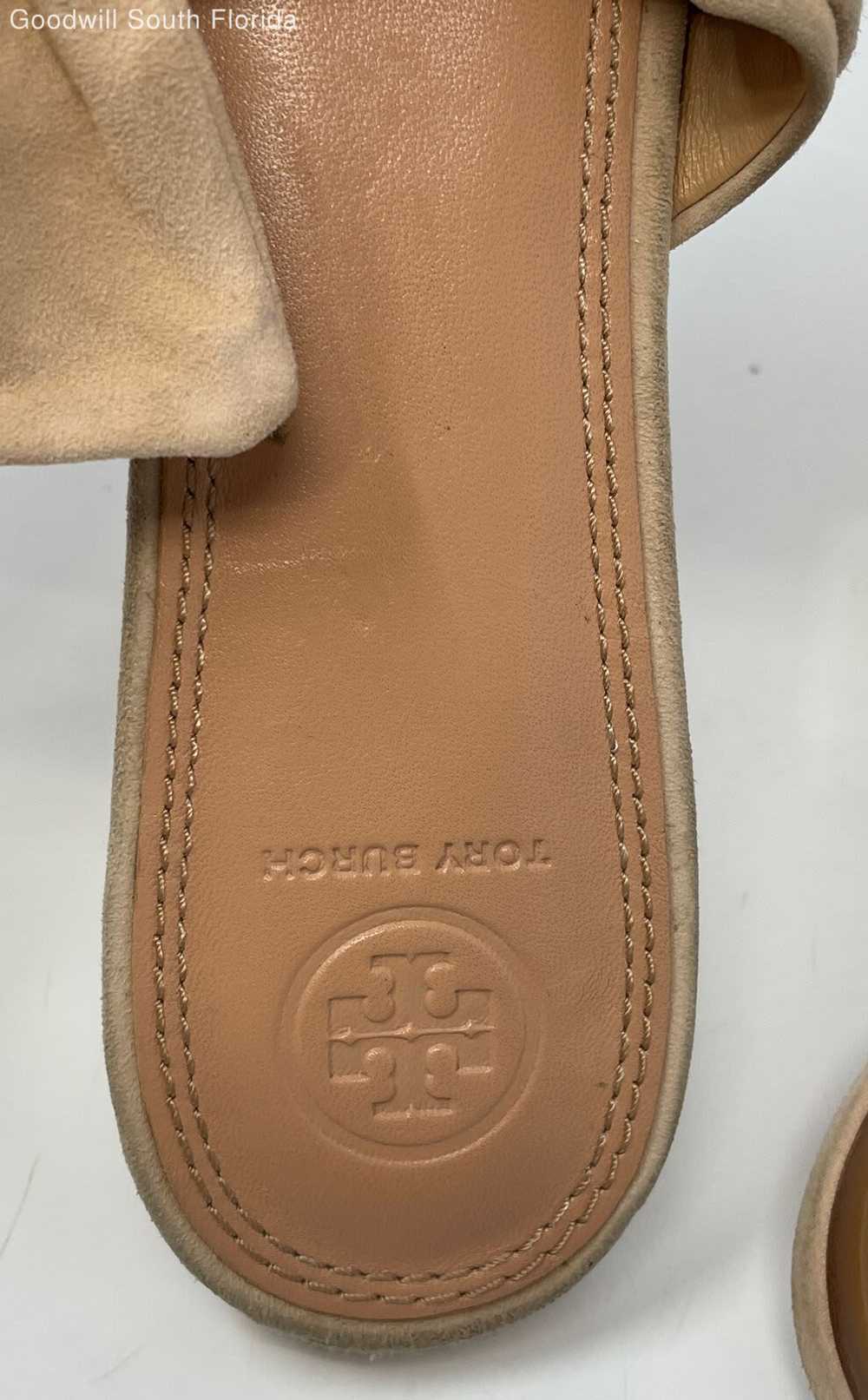 Tory Burch Womens Annabelle Beige Slide Sandals S… - image 7