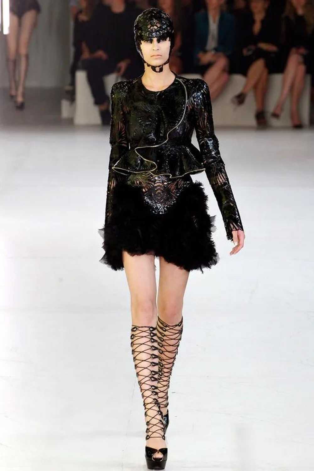 Veste en cuir Alexander McQueen - image 2