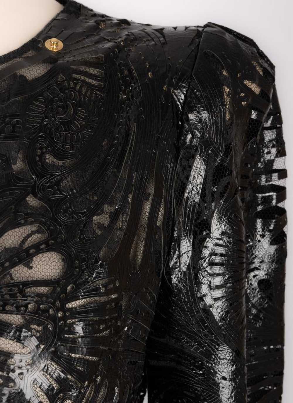 Veste en cuir Alexander McQueen - image 8