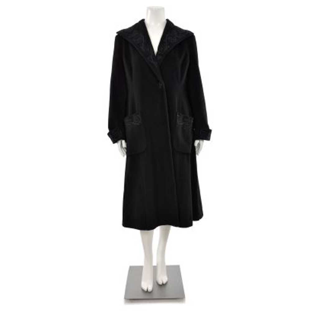 St. John Coats Opera Coat w/ Crystals & Embroider… - image 2