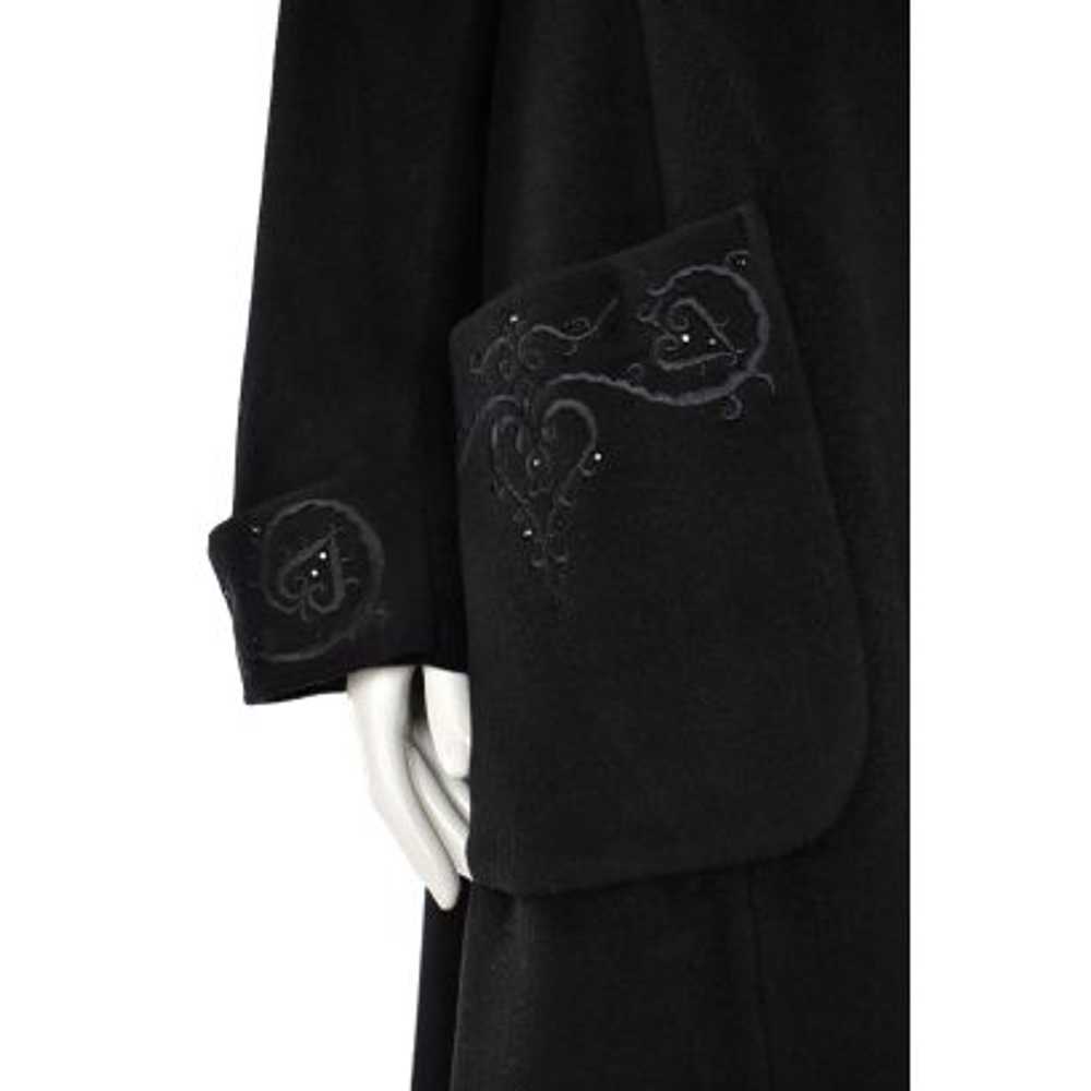 St. John Coats Opera Coat w/ Crystals & Embroider… - image 5