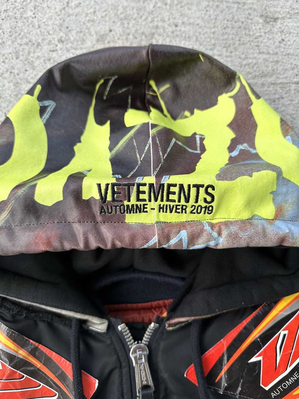 Vetements Vetements F/W 2018 Moto Racing Bomber J… - image 2