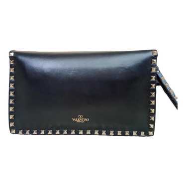 Valentino Garavani Rockstud leather clutch bag - image 1