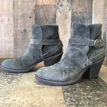 Fiorentini + Baker Fiorentini Baker Suede Gray Ank