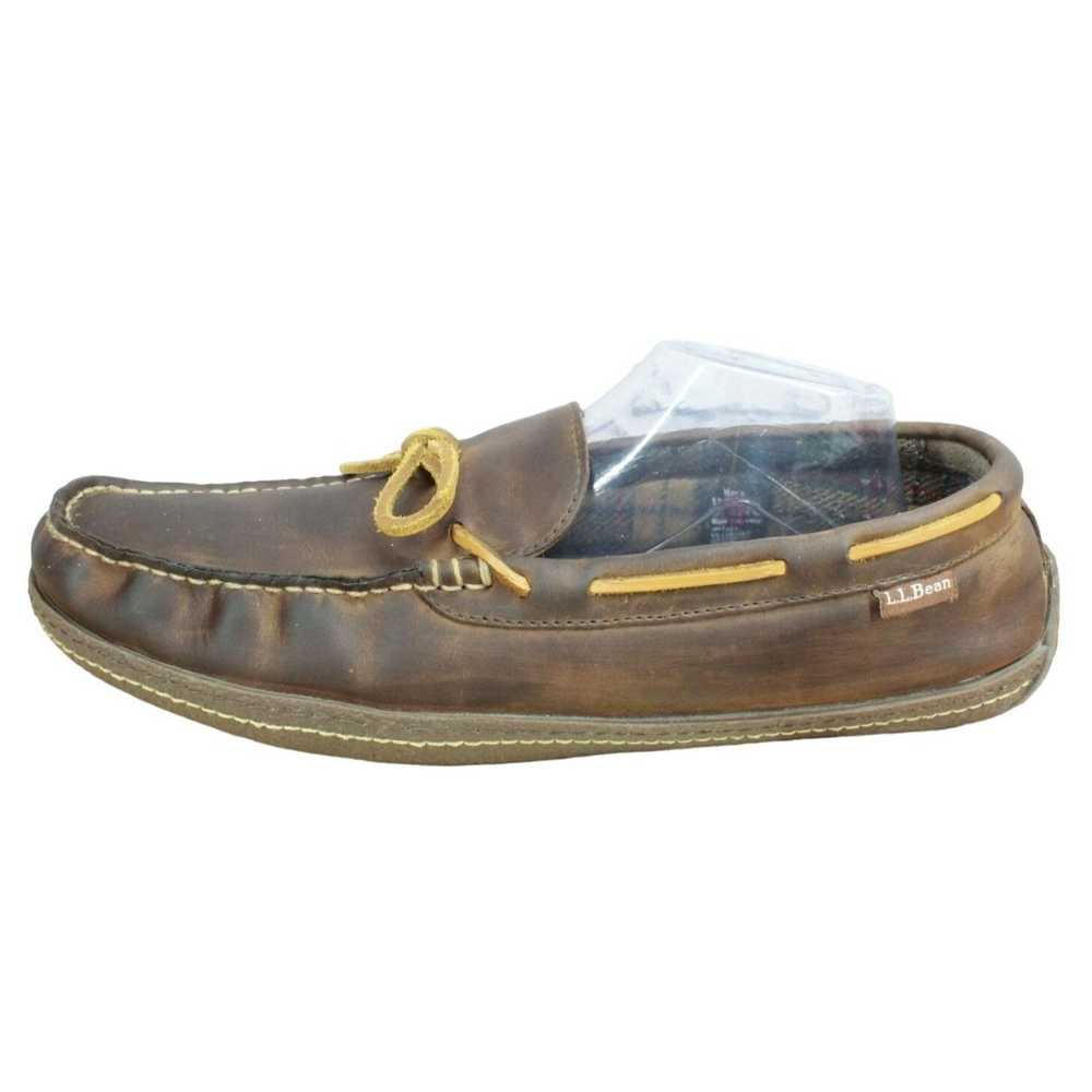 L.L. Bean × Leather LL Bean Men's Handsewn Slippe… - image 2