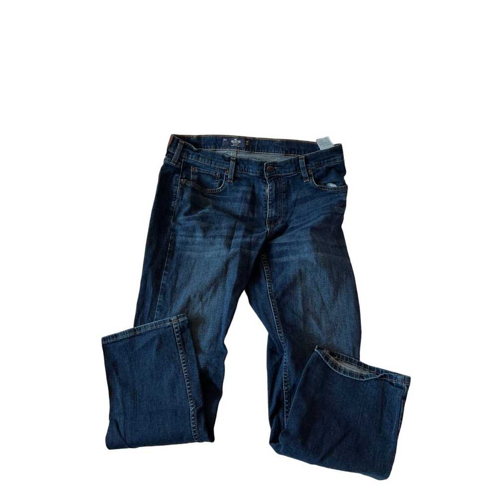 Hollister Hollister Straight Blue Jeans 36x32 - image 4