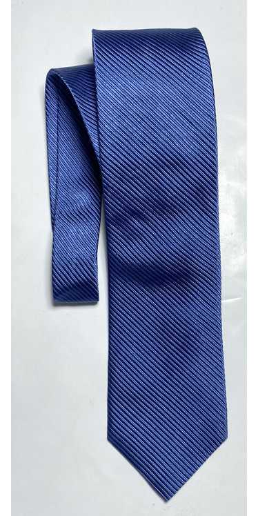 MASSIMO BIZZOCCHI 8.00 CM BLUE TIE 100% SILK STRIP