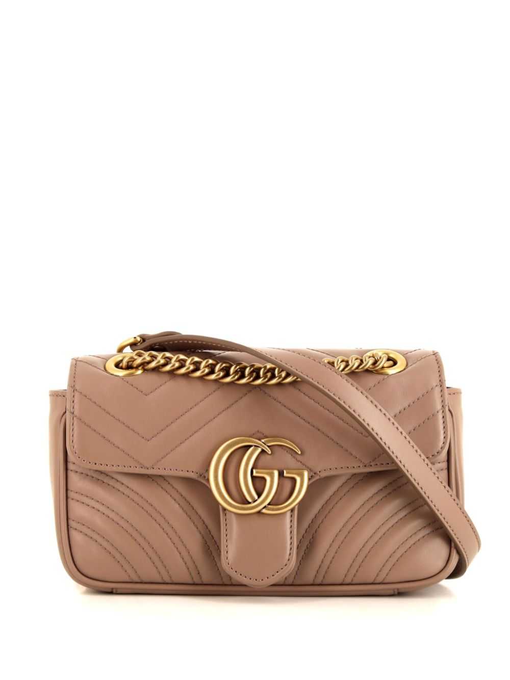 Gucci Pre-Owned 2020 mini GG Marmont shoulder bag… - image 1