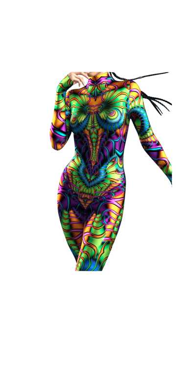 Freedom Rave Wear Candy catz bodysuit