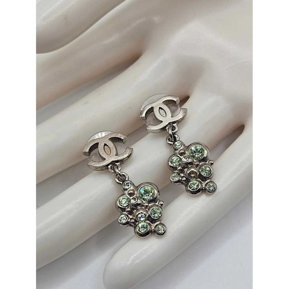 Chanel Crystal earrings - image 10