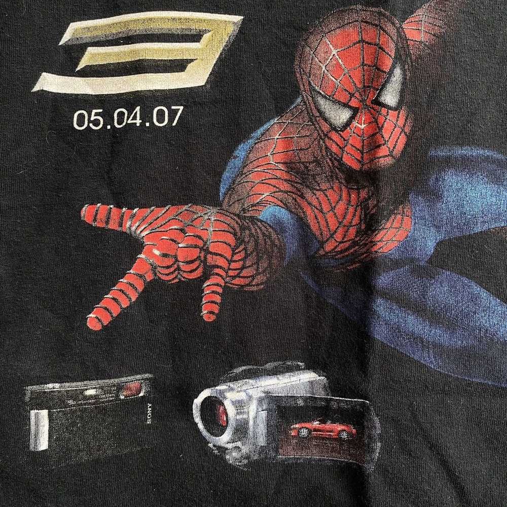 Tee × Tee Shirt × Vintage Vintage 2007 Spider Man… - image 3