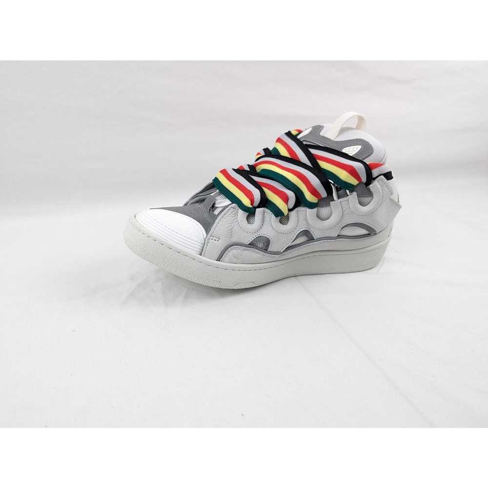 Lanvin o1rshd1 Curb Sneakers in White - image 8