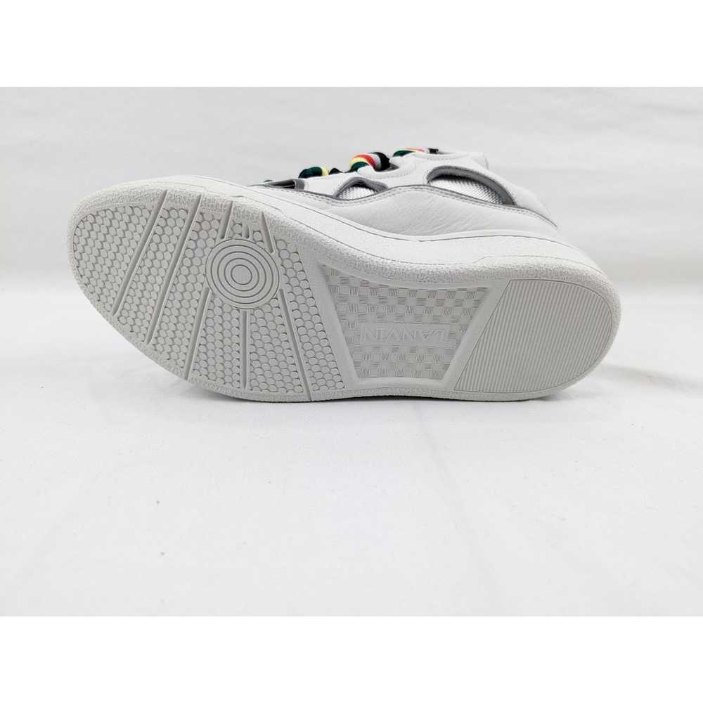 Lanvin o1rshd1 Curb Sneakers in White - image 9