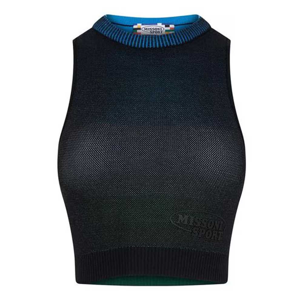 Missoni o1g2r1mq1124 Crop Top in Black - image 1