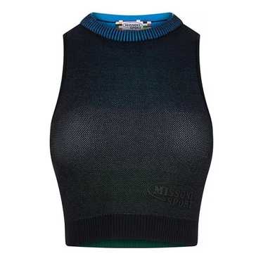 Missoni o1g2r1mq1124 Crop Top in Black - image 1