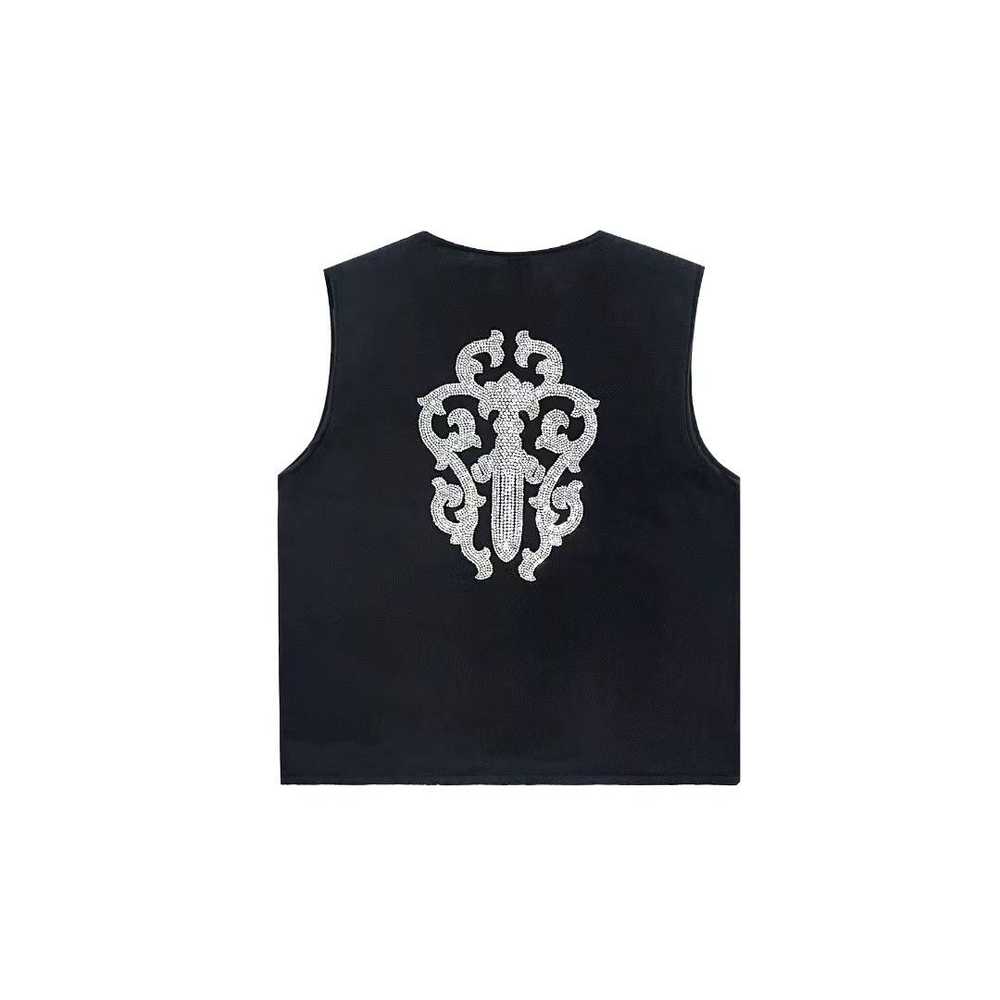 Chrome Hearts Chrome Hearts Sword Rhinestone Blac… - image 2