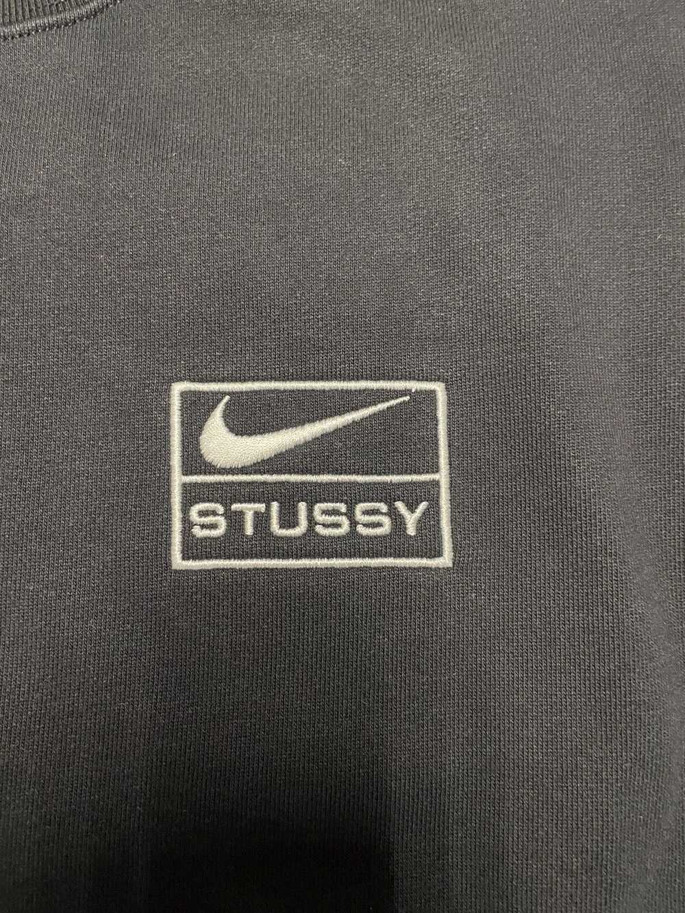 Nike × Stussy Stussy x Nike Fleece Crewneck Black… - image 4